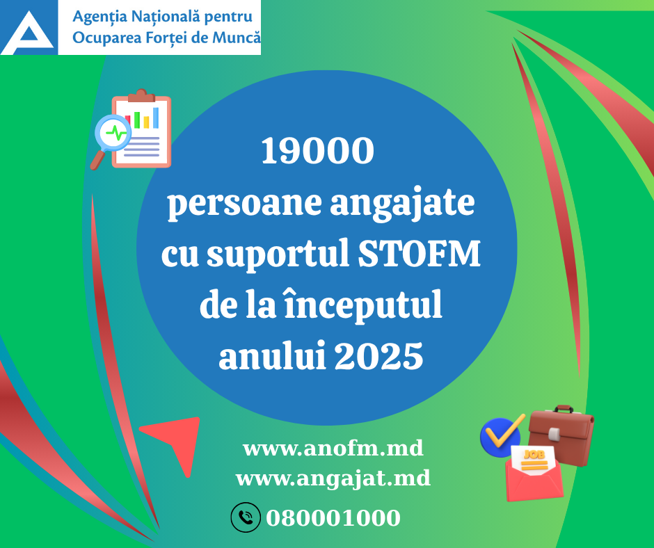 Peste 19000 persoane au fost plasate în câmpul muncii de la începutul ...